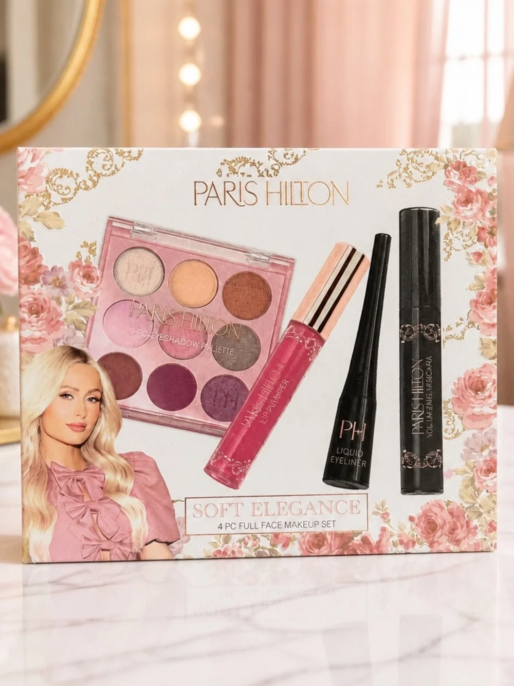 Paris Hilton Soft Elegance 4-Piece Makeup Gift Set New